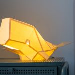 Photo crystal ribbed wall lamp