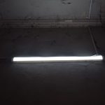 Photo smoked iron floor light