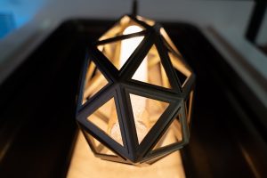 Photo geometric origami pendant