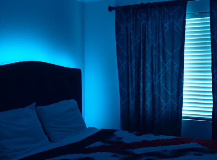Photo bedroom lighting